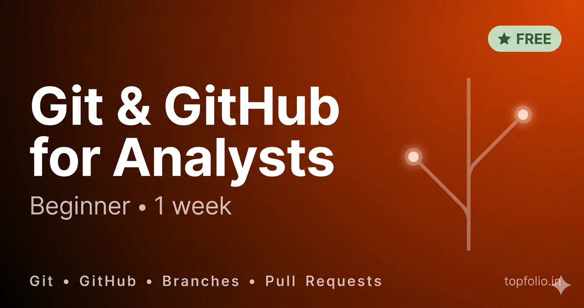 Git & GitHub for Data Analysts