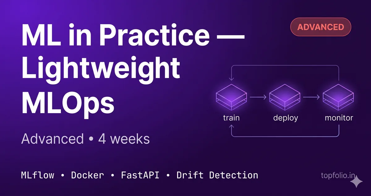 ML in Practice — Lightweight MLOps