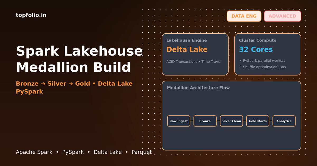 Spark Lakehouse Medallion Build